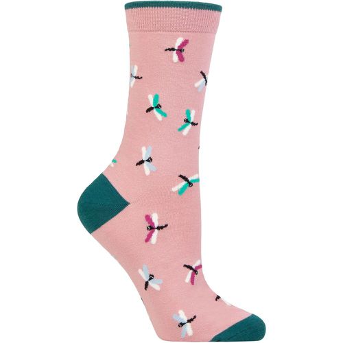 Women's 1 Pair Organic Cotton Bug Socks Petal 4-7 Ladies - Thought - Modalova