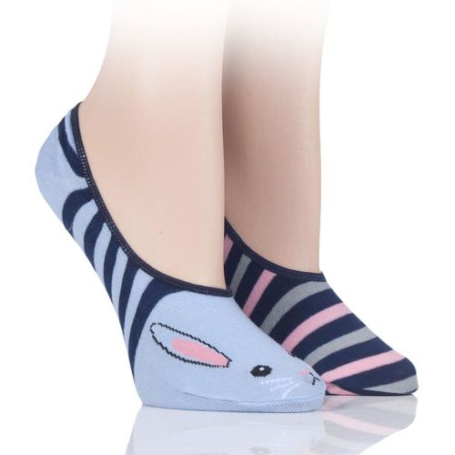 Pair Rabbit Invisible Socks Ladies 4-8 Ladies - Wild Feet - Modalova