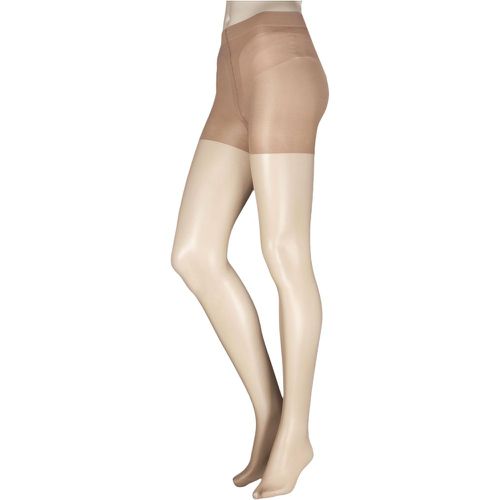 Women's 1 Pair 20 Denier Shaping Tights Nude Large - Elle - Modalova