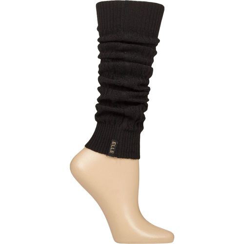 Women's 1 Pair Elle Fine Cable Knit Leg Warmers One Size - SockShop - Modalova