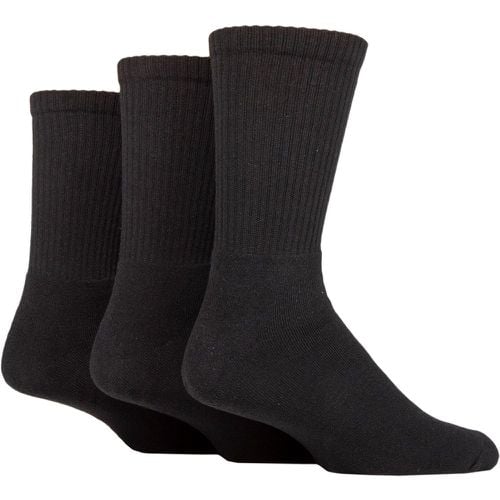 Mens 3 Pair SOCKSHOP 100% Recycled Plain Cotton Sports Socks 7-11 Mens - TORE - Modalova