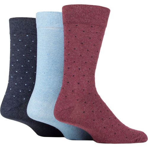Mens 3 Pair SOCKSHOP 100% Recycled Dots Cotton Socks Assorted 7-11 Mens - TORE - Modalova