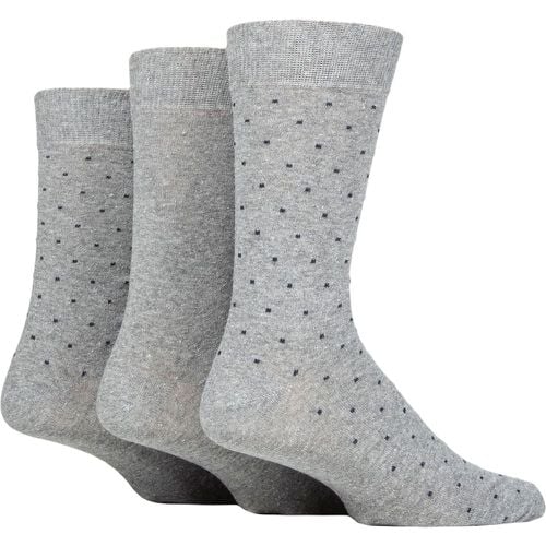 Mens 3 Pair SOCKSHOP 100% Recycled Pin Dot Cotton Socks 7-11 Mens - TORE - Modalova