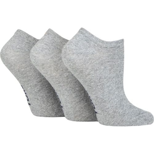 Women's 3 Pair SOCKSHOP 100% Recycled Plain Cotton Trainer Socks 4-8 Ladies - TORE - Modalova