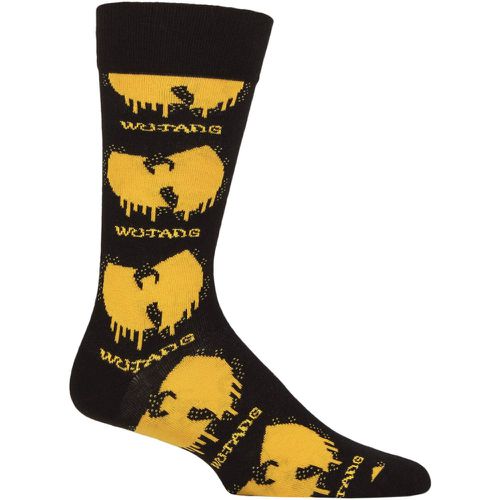 Music Collection 1 Pair Wu-Tang Clan Cotton Socks Dripping Logo One Size - SockShop - Modalova