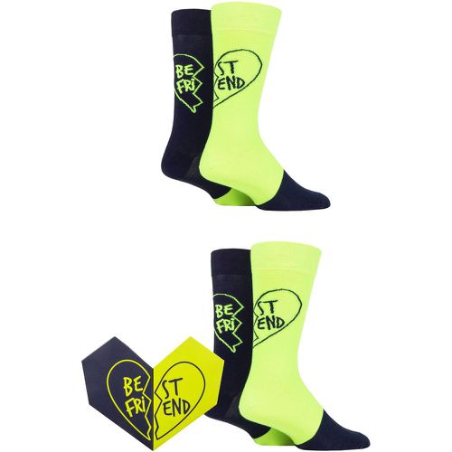Happy Socks 2 Pair Bestie Gift Boxed Socks Multi 4-7 Unisex - SockShop - Modalova