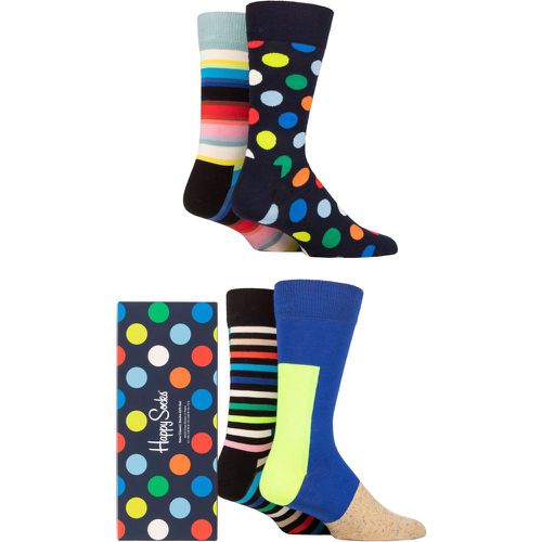 Pair New Classic Gift Boxed Socks Multi 4-7 Unisex - Happy Socks - Modalova
