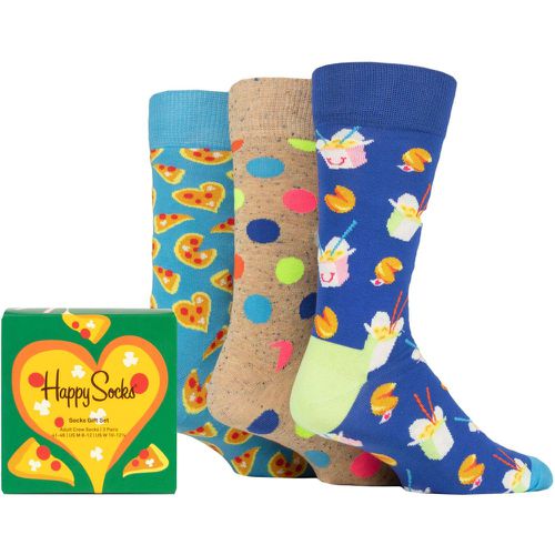 Pair Pizza Love Gift Boxed Socks Multi 4-7 Unisex - Happy Socks - Modalova