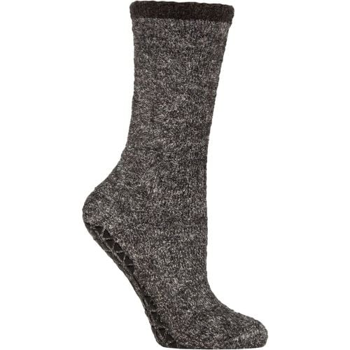 Women's 1 Pair Tavi Noir Grip Lounge Socks Glacial One Size - SockShop - Modalova