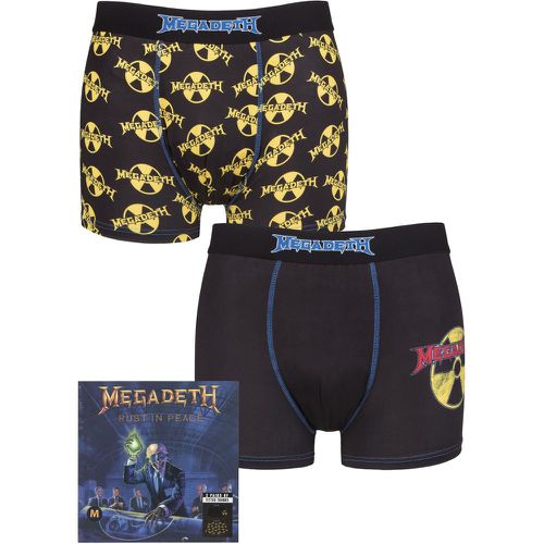 Megadeth 2 Pack Exclusive to Gift Boxed Boxer Shorts Extra Large - SockShop - Modalova