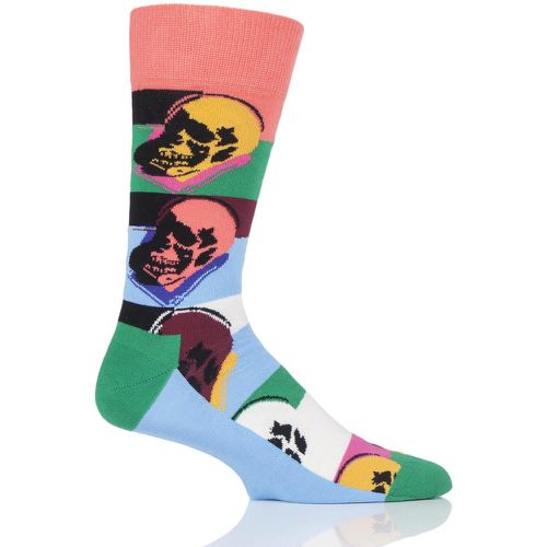Pair Andy Warhol Skull Socks Unisex 4-7 Unisex - Happy Socks - Modalova