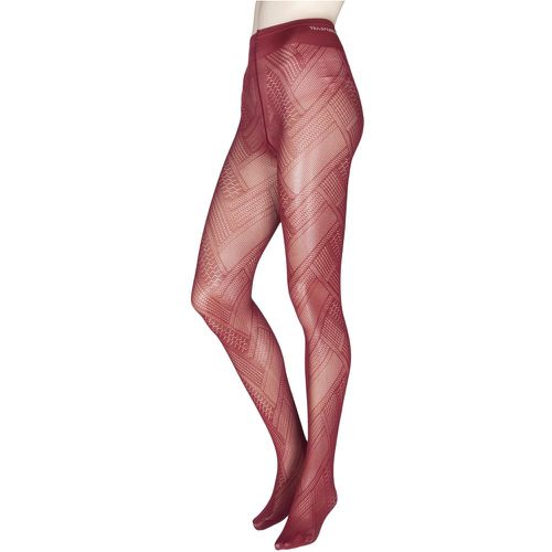 Pair Soave Patterned Opaque Tights Ladies Large - Trasparenze - Modalova