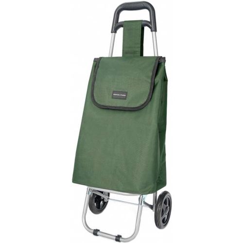 Chariot de courses pliable 35 L foncé - VERTICAL STUDIO - Modalova