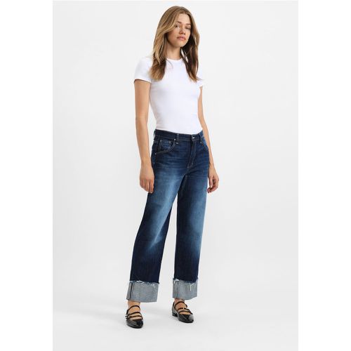 Jeans a gamba larga con risvolto - Please - Modalova