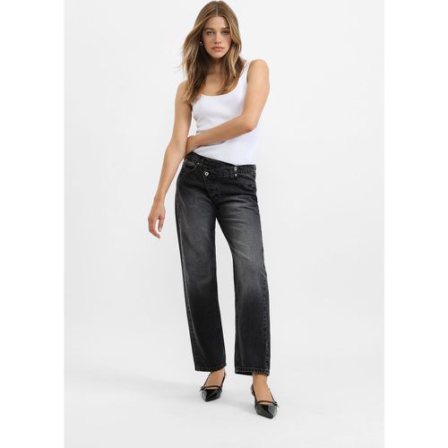 Jeans in puro cotone con gamba larga - Please - Modalova