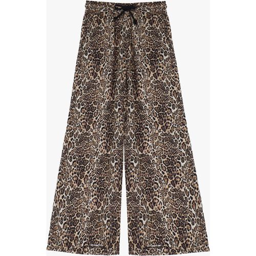 Pantaloni larghi con stampa animalier - Please - Modalova