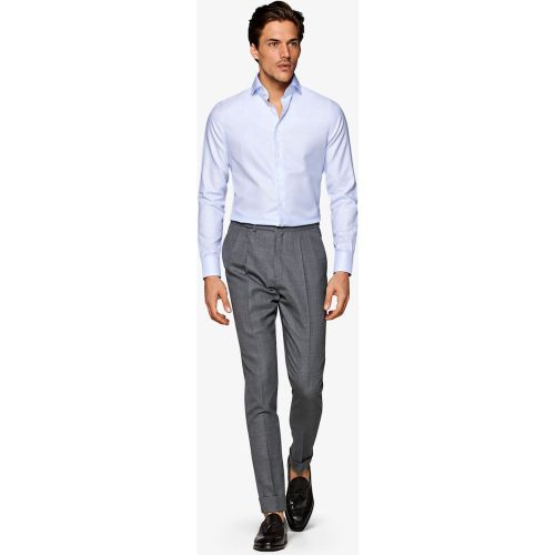 Hemd Traveller Hellblau Mit Streifen - SuitSupply - Modalova