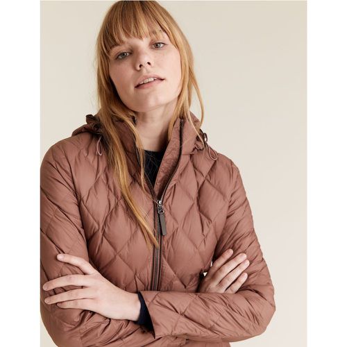 Feather & Down Quilted Puffer Jacket brown - Marks & Spencer - Modalova
