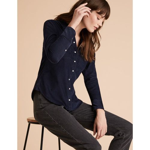 Cord Long Sleeve Shirt navy - Marks & Spencer - Modalova