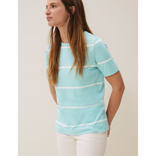 Pure Tencel™ Striped Regular Fit T-Shirt green - Marks & Spencer - Modalova