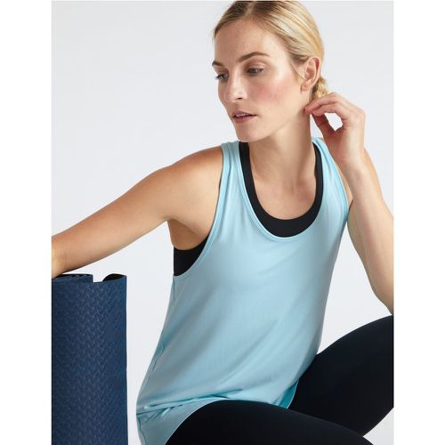 Scoop Neck Relaxed Sleeveless Yoga Top blue - Marks & Spencer - Modalova