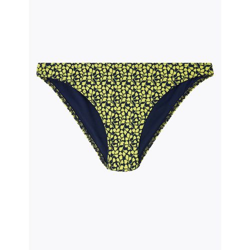 Mini Leaf Print Brazilian Bikini Bottoms navy - Marks & Spencer - Modalova