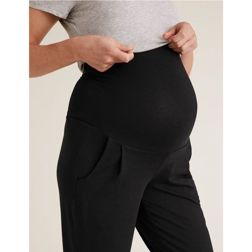 Maternity Jersey Over Bump Tapered Trousers - Marks & Spencer - Modalova