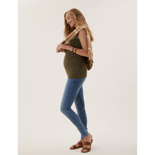 Maternity Ivy Premium Over Bump Skinny Jeans navy - Marks & Spencer - Modalova