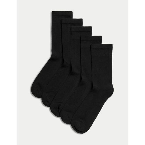 Pk Cotton Rich Ultimate Comfort Ankle High Socks - Marks & Spencer - Modalova