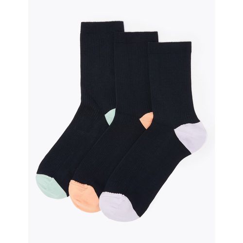 Pk Non Marking Ankle Socks navy - Marks & Spencer - Modalova