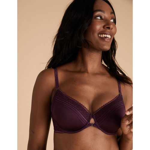 Lace Trim Padded Full Cup Bra