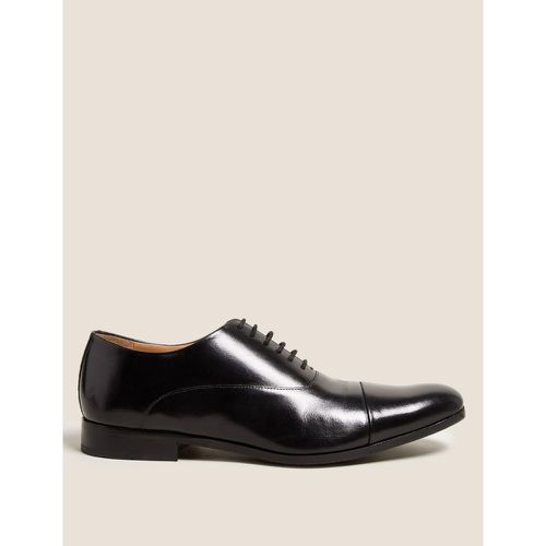 Leather Oxford Shoes black - Marks & Spencer - Modalova