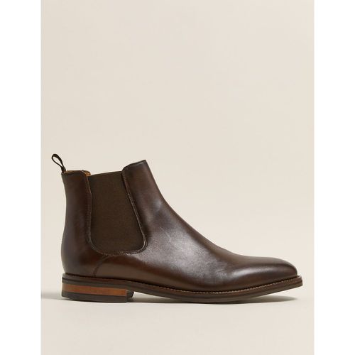 Leather Chelsea Boots brown - Marks & Spencer - Modalova
