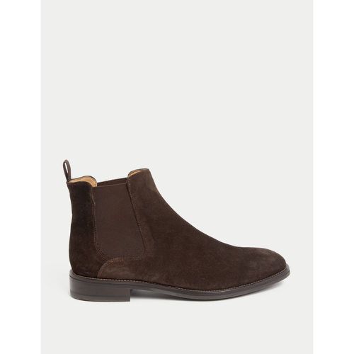 Suede Pull-On Chelsea Boots brown - Marks & Spencer - Modalova
