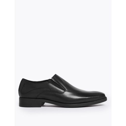 Leather Slip-On Shoes black - Marks & Spencer - Modalova