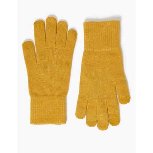 Super Soft Knitted Gloves yellow - Marks & Spencer - Modalova