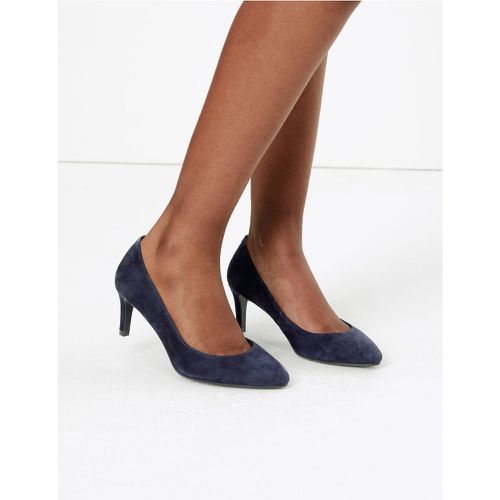 Wide Fit Suede Stiletto Heel Court Shoes - Marks & Spencer - Modalova