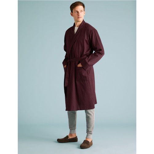 Pure Cotton Dressing Gown red - Marks & Spencer - Modalova