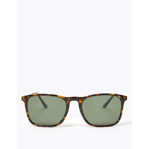 D Frame Polarised Sunglasses brown - Marks & Spencer - Modalova