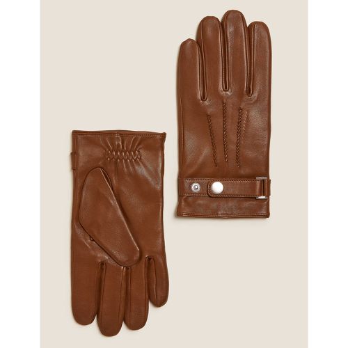 Luxury Italian Leather Gloves brown - Marks & Spencer - Modalova