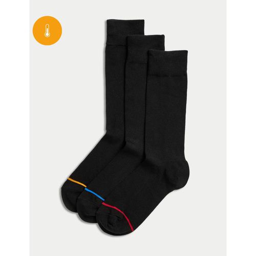 Pack Light Warmth Thermal Socks black - Marks & Spencer - Modalova