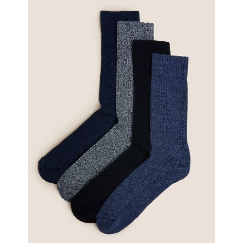 Pack Cotton Casual Cushioned Socks blue - Marks & Spencer - Modalova