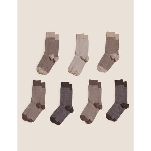 Pack Cool & Fresh™ Socks brown - Marks & Spencer - Modalova