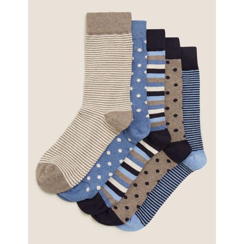 Pack Cool & Fresh™ Assorted Socks cream - Marks & Spencer - Modalova