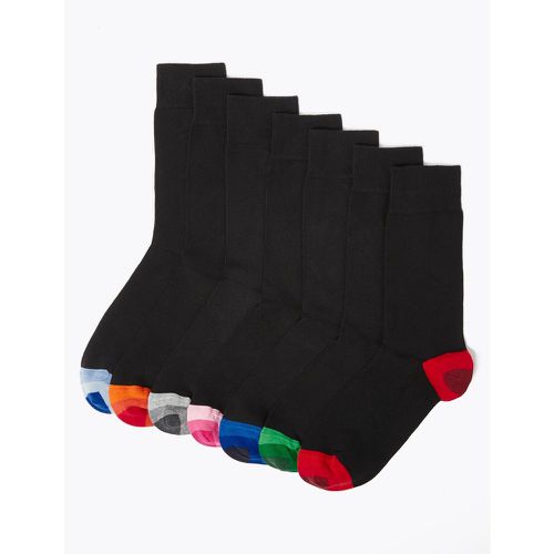 Pack Cool & Fresh™ Striped Socks black - Marks & Spencer - Modalova