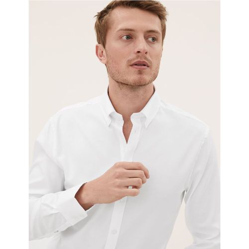 Tailored Fit Pure Cotton Luxury Shirt - Marks & Spencer - Modalova