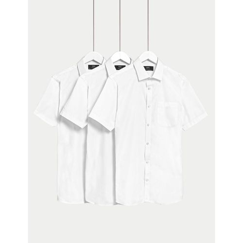 Pack Skinny Fit Short Sleeve Shirts - Marks & Spencer - Modalova