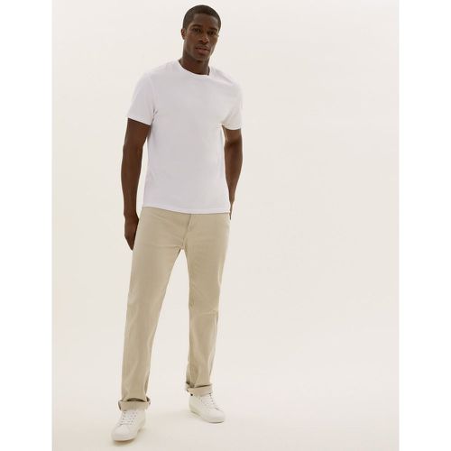 Regular Fit Stretch Jeans with Stormwear™ beige - Marks & Spencer - Modalova