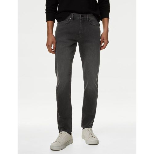 Slim Fit Stretch Jeans grey - Marks & Spencer - Modalova