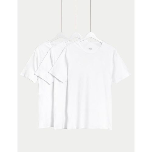 Pack Pure Cotton T-Shirt Vests - Marks & Spencer - Modalova